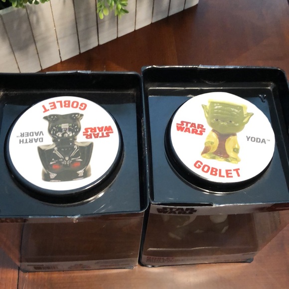 Star Wars Ceramic Goblet with Chocolate Fudge Cocoa Mix - Yoda& Darth Varder - Picture 9 of 9